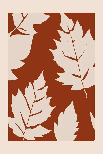 Ilustração Botânica Imprimível Padrão Para Capas Cartões Visita Convites — Fotografia de Stock