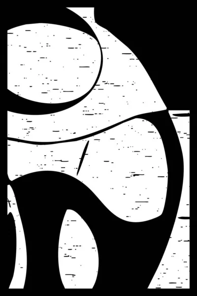 Abstrato Padrão Preto Branco Formas Geométricas — Fotografia de Stock