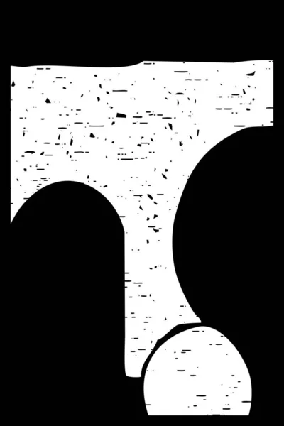 Abstraktes Schwarz Weiß Muster Geometrische Formen — Stockfoto
