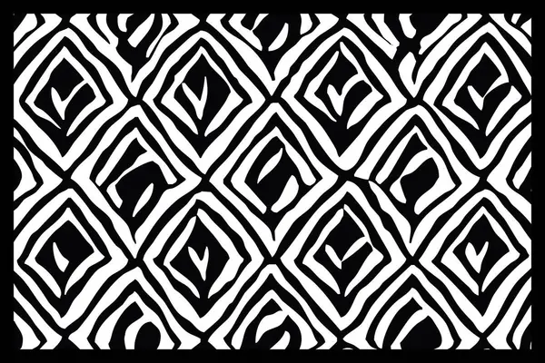 Αφηρημένο Μαύρο Και Άσπρο Μοτίβο Γεωμετρικά Σχήματα — Φωτογραφία Αρχείου