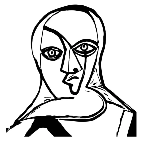 Ilustrație Abstractă Alb Negru Proiectarea Decorării Peretelui Țesăturilor Îmbrăcăminte Caricaturi — Fotografie, imagine de stoc