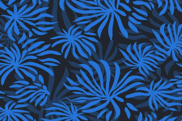 Botanical Background Abstract Plant Shapes Minimalist Illustration Printing Wall Decorations — Stock Photo, Image
