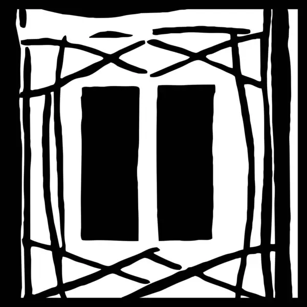 Absztrakt Fekete Fehér Háttér Ruha Textil Faldekoráció Tervezése — Stock Fotó