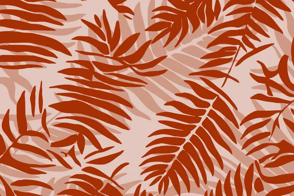 Βοτανικό Υπόβαθρο Αφηρημένα Σχήματα Φυτών Μινιμαλιστική Απεικόνιση Για Εκτύπωση Διακοσμήσεις — Φωτογραφία Αρχείου