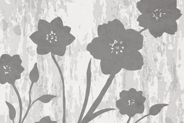 Εκτυπώσιμη Βοτανική Απεικόνιση Ρουστίκ Διακόσμηση Σπιτιού Στυλ Διακόσμηση Τοίχου Εικόνα — Φωτογραφία Αρχείου