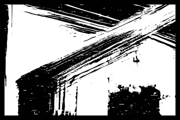 Абстрактний Чорно Білий Візерунок Використання Графіці Друкована Ілюстрація Оздоблення Стін — стокове фото