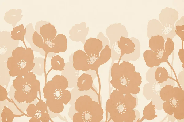 Печатная Ботаническая Иллюстрация Сельский Стиль Домашний Декор Украшение Стен Изображение — стоковое фото