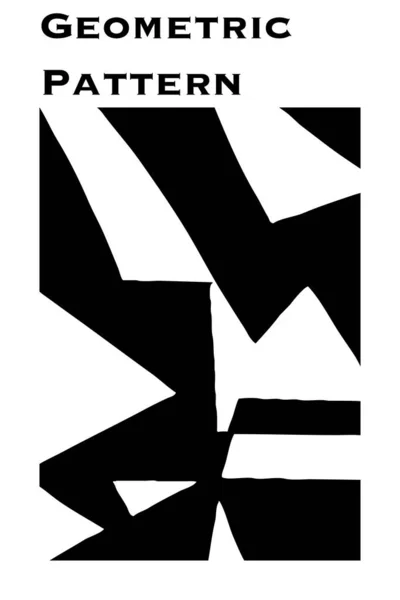 印刷可能なミニマリストイラスト 幾何学的な背景デザイン 抽象的なカバーテンプレート — ストック写真