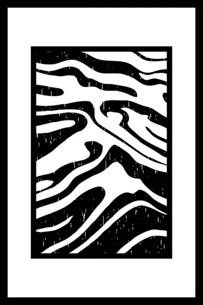 Абстрактный Черно Белый Рисунок Использования Графике — стоковое фото