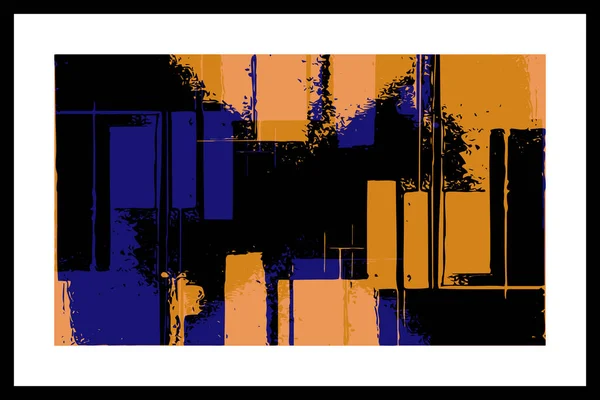 Абстрактний Малюнок Матеріалів Ілюстрація Друку Прикрасах Стін Чорнильні Плями Використання — стокове фото