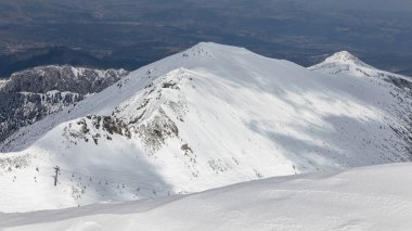 Polonya Tatra Dağları 'ndaki güzel kış manzarası. Zakopane