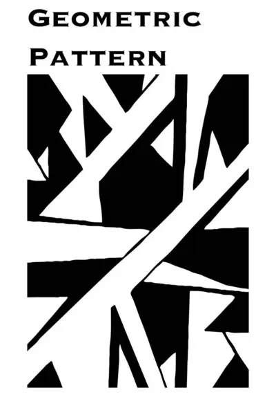 印刷可能なミニマリストイラスト 幾何学的な背景デザイン 抽象的なカバーテンプレート — ストック写真