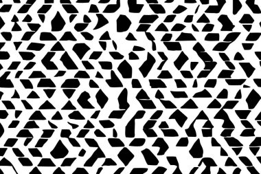 Soyut siyah beyaz desen. Grafiklerde kullanmak için. Duvar dekorasyonlarına yazdırmak için minimalist illüstrasyon