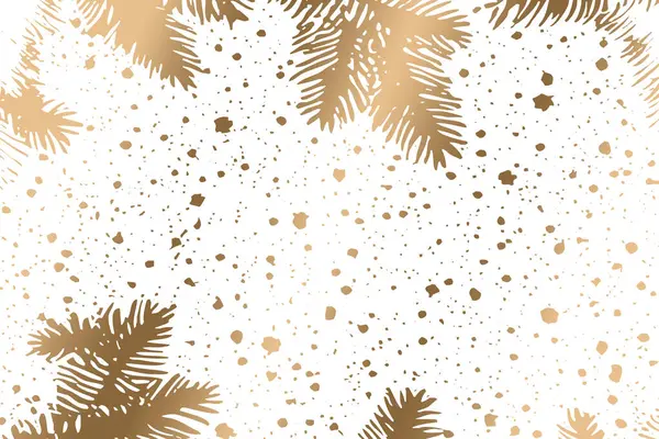Gold overlay with a Christmas motif. Pattern for textiles, wallpapers, business cards, for use in graphics.