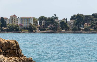 2 Mayıs 2022 Rovinj Hırvatistan. Şehir Mimarisi.