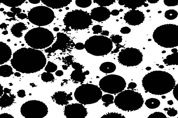 Abstract black and white pattern. For use in graphics. Minimalist illustration for printing on wall decorations . Ink stains