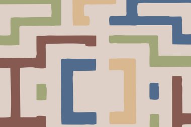 Basılabilir minimalist illüstrasyon. Geometrik arkaplan tasarımı, soyut kapak şablonları. 