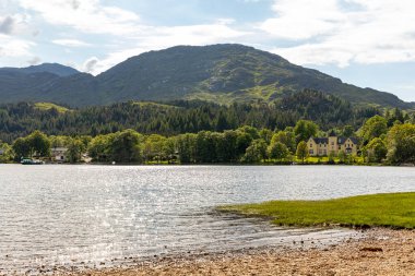 4 Haziran 2022. Glencoe İskoçya Birleşik Krallık. Güzel dağ manzarası.