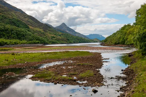 Glencoe İskoçya Birleşik Krallık. Güzel dağ manzarası.