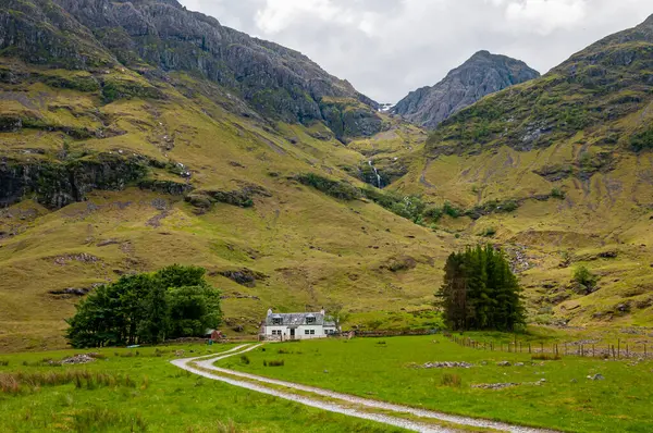 Glencoe İskoçya Birleşik Krallık. Güzel dağ manzarası.