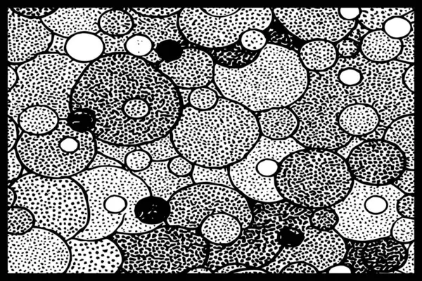 Soyut siyah beyaz desen. Grafiklerde kullanmak için. Duvar dekorasyonlarına yazdırmak için minimalist illüstrasyon