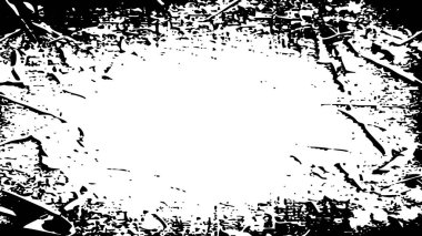 Grafiklerde kullanmak için soyut siyah ve beyaz grunge arkaplanı