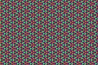 Grafiklerde kullanılmak üzere tekstil, duvar kağıdı için oryantal desen . 