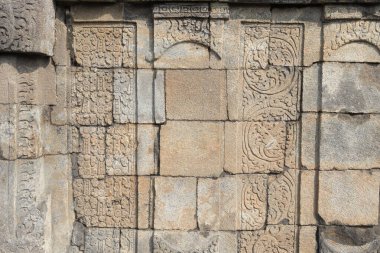 Candi Sambisari, Purwomartani, Kalasan, Sleman 'da bulunan bir Hindu tapınağıdır. 9. yüzyılda Mataram Kuno Krallığı döneminde inşa edildi. Yogyakarta, Endonezya - 06 26 2022