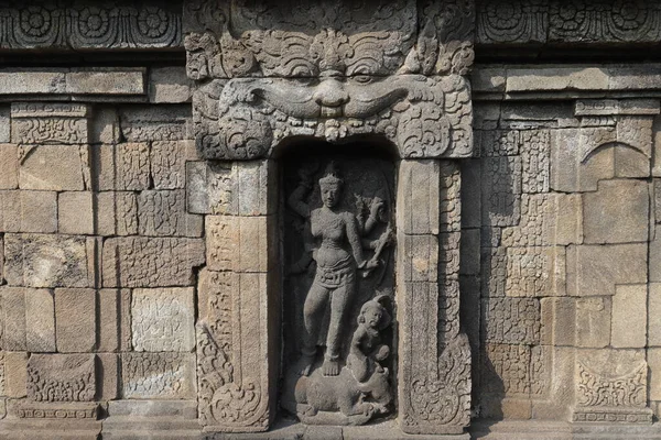 Candi Sambisari Індуїстський Храм Розташований Пурумарартані Каласан Слеман Побудована Столітті — стокове фото