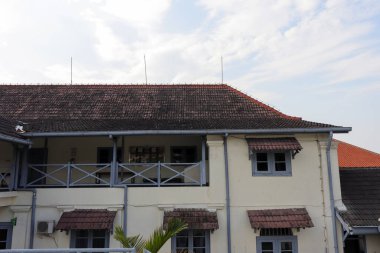 Benteng Vreadburg Müzesi, Endonezya tarihinin koloni döneminde sergilendiği bir müzedir. Malioboro sokağına yakın bir yerde. Yogyakarta, Endonezya - 2 Ağustos 2023