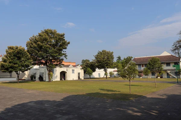 Екстер Музею Бентенг Вредбург Музей Історії Який Демонструє Індонезійську Історію — стокове фото