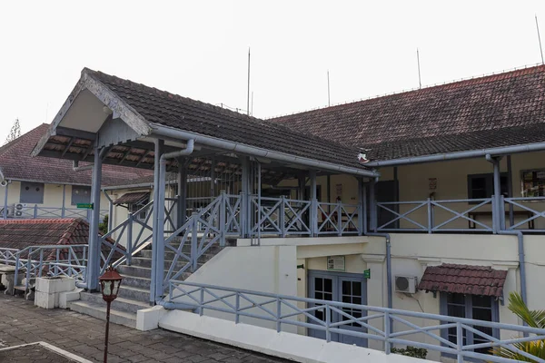 Zewnątrz Muzeum Benteng Vredeburg Znajduje Się Muzeum Historii Które Prezentuje — Zdjęcie stockowe