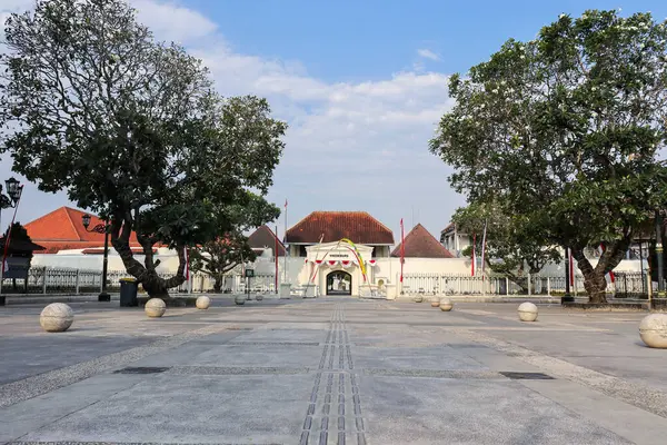 Εξωτερικό Του Μουσείου Benteng Vredeburg Είναι Μουσείο Ιστορίας Είναι Ένα — Φωτογραφία Αρχείου