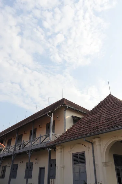 Экстерьер Музея Бентенг Вредебург Является Историческим Музеем Который Экспонирует Индонезийскую — стоковое фото