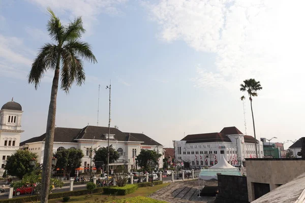 Kantor Pusaka Bank Indonesia Terletak Jalan Panembahan Senopati Pada Zaman — Stok Foto