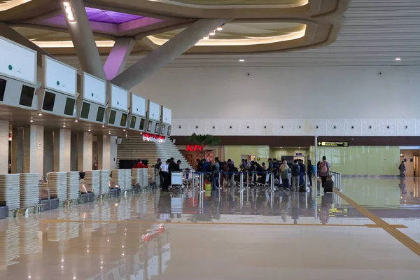 Aeropuerto Internacional Yogyakarta Yia Una Instalación Moderna Que Sirve Vuelos —  Fotos de Stock