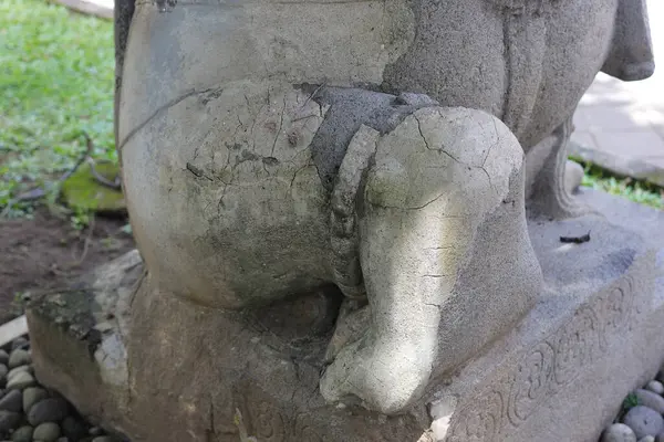 Dwarapala Jest Posągiem Bramy Lub Bramki Hinduizmie Buddyzmie Postaci Człowieka — Zdjęcie stockowe