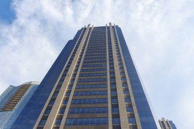 Ritz Carlton Jakarta, Pacific Place 'deki konutların dış binası. Jakarta, Endonezya - 04 04 04 2025