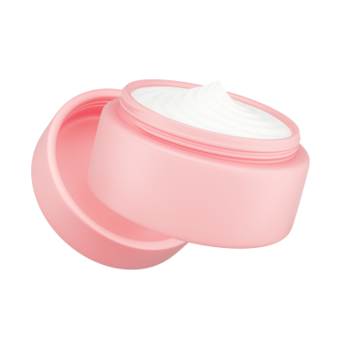 Güzellik kremi yüz, krema kavanozu, güzellik ve kozmetik, 3D Görüntü