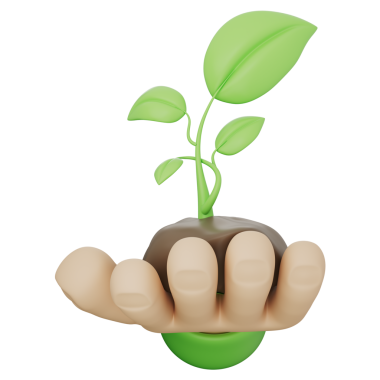 Kahverengi topraktan büyüyen yeşil tohum, çevre dostu büyüme, sürdürülebilirlik, doğa, enerji, organik hayat, organik toprak şeffaf arkaplan.