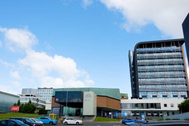 Newcastle UK: 8 Haziran 2024: Newcastle College Rye Hill Kampüsü