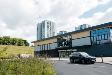 Newcastle UK: 8 Haziran 2024: Newcastle Eagles Basketbol Stadyumu. Vertu Motor Arenası