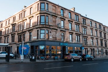 Glasgow İskoçya: 8 Ocak 2025: BrewDog Glasgow Kelvingrove Barı