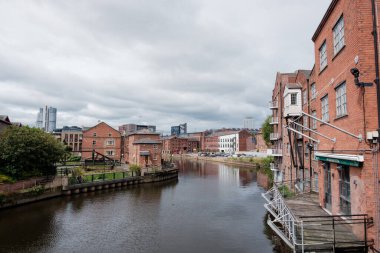 Leeds UK: 3 Haziran 2023. Leeds Liverpool Kanalı ve Calls Landing