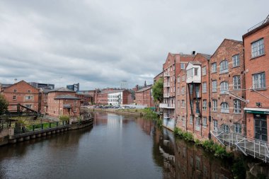 Leeds UK: 3 Haziran 2023. Leeds Liverpool Kanalı ve Calls Landing