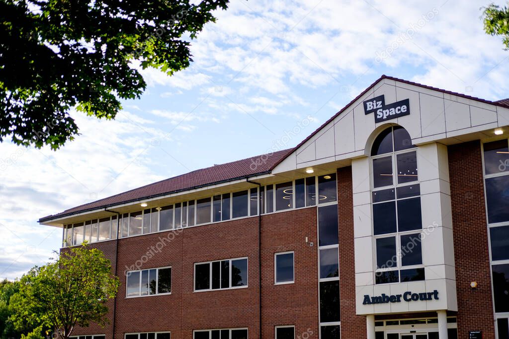 Newcastle upon Tyne: 5th July 2023: Newcastle Biz Space office exterior on Newcastle Business Park