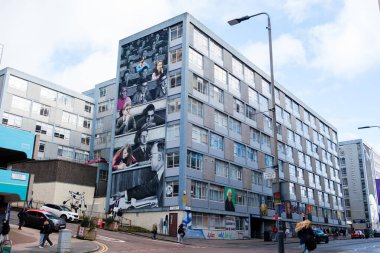 Glasgow İskoçya: 12 Şubat 2024: Strathclyde Üniversitesi Faydalı Öğrenim dış binası, Graham Hill Binası