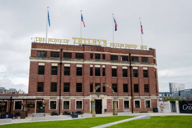 Leeds England: 3 Haziran 2024: Tetley Leeds. Yenilenmiş bira fabrikası merkezinin dış görünüşü. Tetleys 'in Evi 1822 Kuruldu