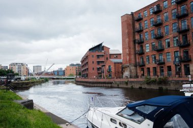 Leeds England: 3 Haziran 2024: Leeds Liverpool Kanalı 'nda Leeds Rıhtımı