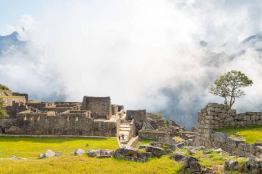 Maço Picchu harabelerinin panoramik görüntüsü, Peru